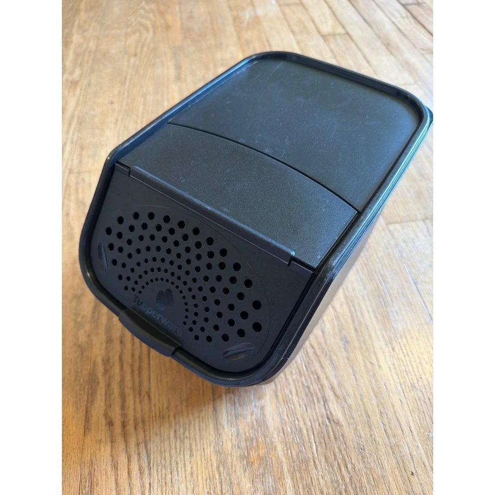 Tupperware Potato Onion Smart Container 8L Black Ventilated Pantry Storage
